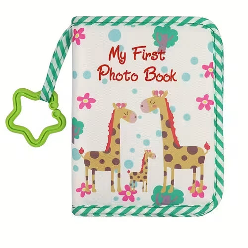 a simple cute fabric covered photo album growth album - Temu