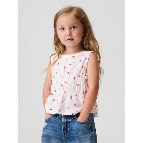 Baby & Toddler Crinkle Knit Bow Top