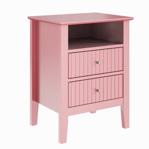 Lark Manor™ Amberrae 2 Drawer Nightstand & Reviews | Wayfair