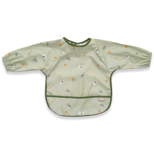 Plum Baby Long Sleeve Feeding Smock - Olive - Green - Size One Size