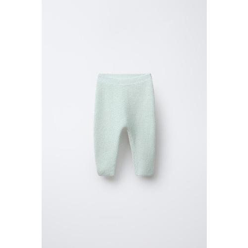 PEARL KNIT PANTS - Aquamarine | ZARA United States 3-6M