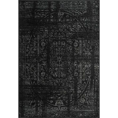 Nuloom Arlena Vintage Traditional Area Rug, 5' x 8', Black