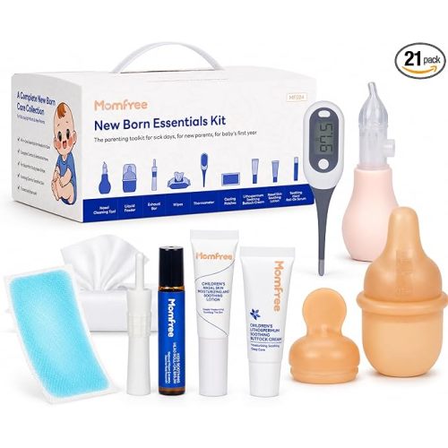 New Baby Healthcare Essentials Kit, 21pcs Baby Care Set for Newborn