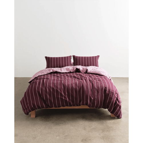 Duvet Cover - Mulberry / Aster