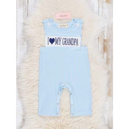 Blue Stripe Family Love Johnny