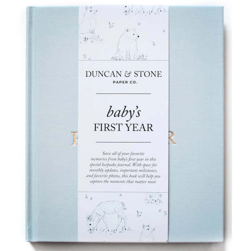 Baby's First Year Memory Book & Photo Album | Duncan & Stone
