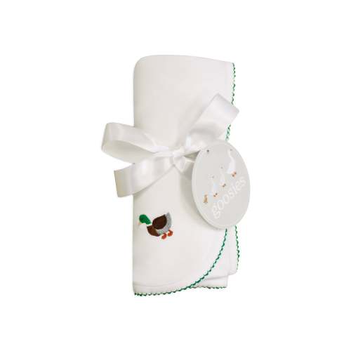 Pip Embroidered Blanket -  Mallards