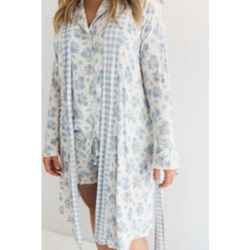 Blue Rose Garden Women's Robe – In My Jammers