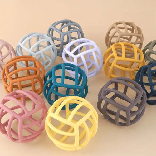 Baby Silicone Teether Ball for Soothing Gums
