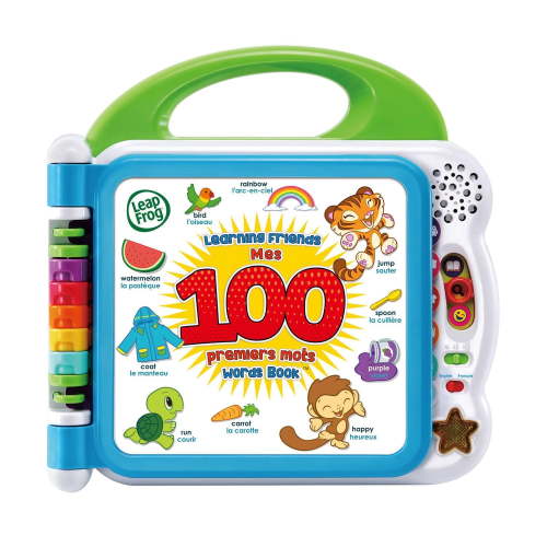 LeapFrog Learning Friends 100 Words Book - 18 months - 4 years, Bilingual English & French
