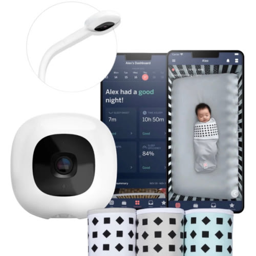 Nanit Pro Camera Floor Stand + Set of 3 breathing bands