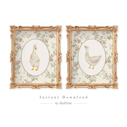 Goose Nursery wall art - Set of 2 – AlniPrints