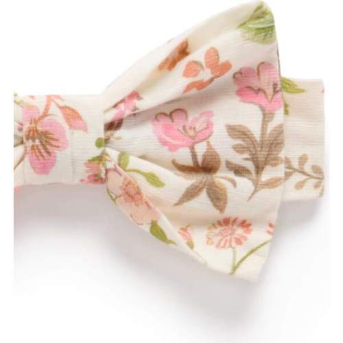 Linen Blend Dress & Headband Set Dune Flowers Print - Purebaby | Maisonette