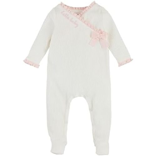 Mud Pie Baby Girls Children's Rib Chainstitch Sleeper