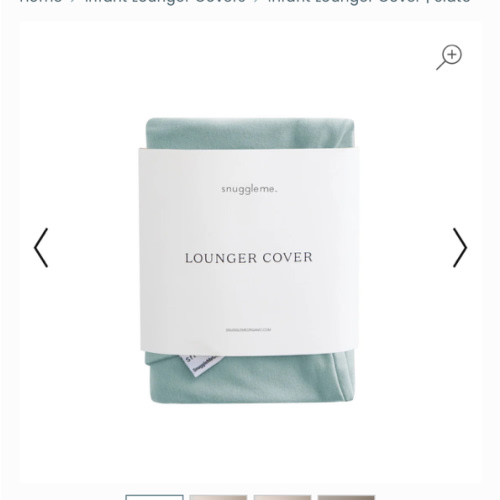 Infant Lounger Cover | Slate