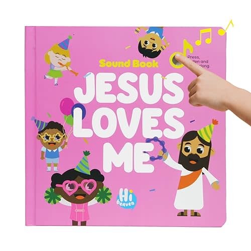 Jesus Loves Me - Christian Sound Book | Music Books for Toddlers | Religious Toys | Gift for Easter, Christmas, Birthday, Baby Music