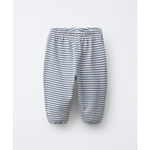 STRIPED JOGGER PANTS - Ecru / Blue | ZARA United States