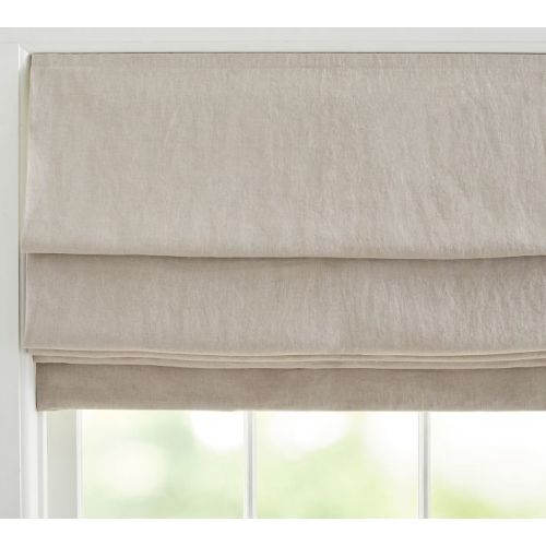 Belgian Flax Linen Roman Blackout Shade