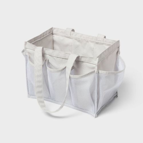 Dorm Mesh Shower Caddy Gray - Room Essentials™