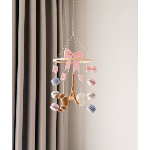 Baby mobile / Eiffel Tower mobile/ macaroons mobile