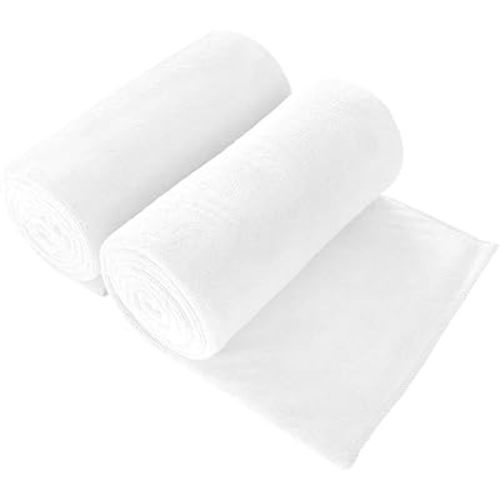JML Microfiber Bath Towels, Bath Towel 2 Pack(35" x 70"), Oversized, Soft, Super Absorbent and Fast Drying, Multipurpose Use for Sports, Fitness, Yoga, Microfiber White