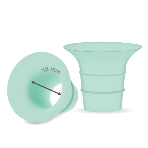 Maymom 16mm Flange Insert Compatible with Elvie Single/Double Electric, Elvie Stride 24mm Wearable Cup, Not Original Elvie Stride Replacement Pump Parts