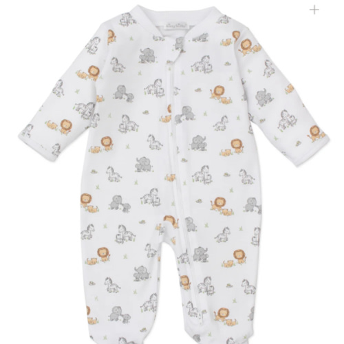 Baby Jungle Playdate Zip Footie