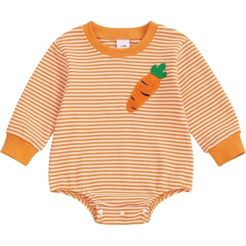 Duck Baby Clothes Duck Reindeer Embroidery Sweatshirt Romper Farm Baby Boy Hunting Outfit Infant Boys Fall Clothes