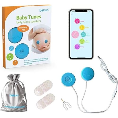 Baby-Bump Headphones – Plays and Shares Music, Sound, Voices to the Womb