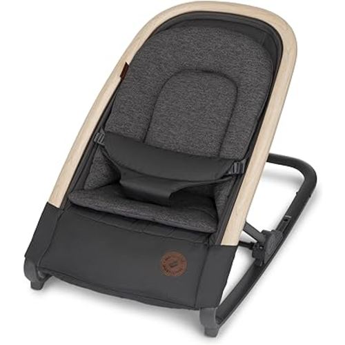 Maxi-Cosi Kori 2-in-1 Baby Bouncer Seat for Infants, Baby Rocker Chair, Portable Baby Bouncer, Classic Graphite