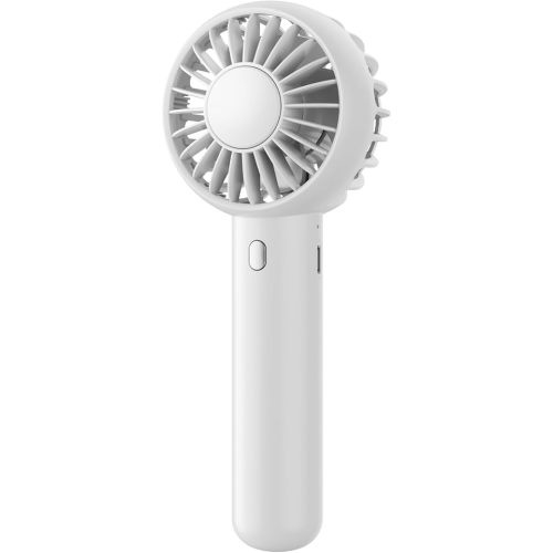 Gaiatop Mini ventilateur portable, puissant à main, design mignon, petit ventilateur de bureau personnel à 3 vitesses avec base, ventilateur de maquillage léger rechargeable par USB pour filles et