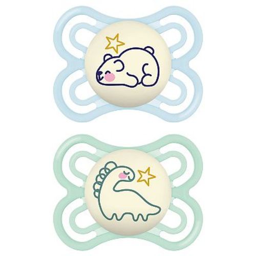MAM Perfect Night Baby Pacifier 0-6 Months 2-Pack