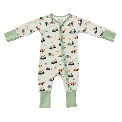Babysprouts Bamboo Baby Boy Long Sleeve Zip Romper – babysprouts clothing company