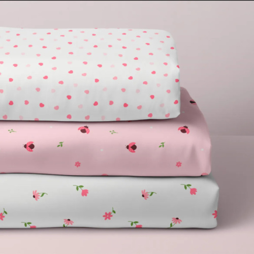 Printed Fitted Sheet | Cradlewise - Blush & Bloom