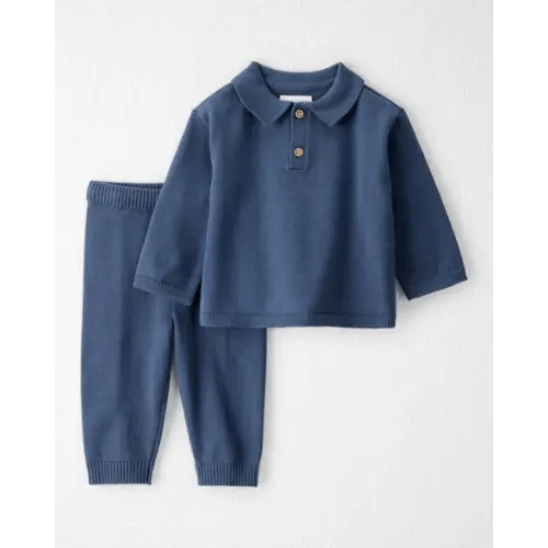 Baby Boy 2-Piece Organic Cotton Sweater Knit Set - Little Planet | Carter's