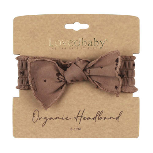 Latte Mountain | Organic Smocked Headband 0-12m