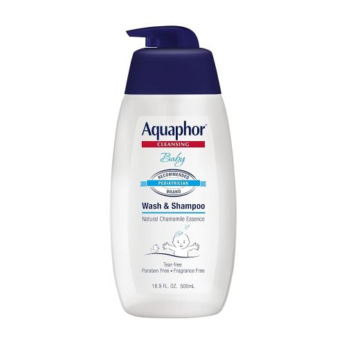 Aquaphor Baby Wash & Shampoo Fragrance Free - 16.9 oz, Pack of 4