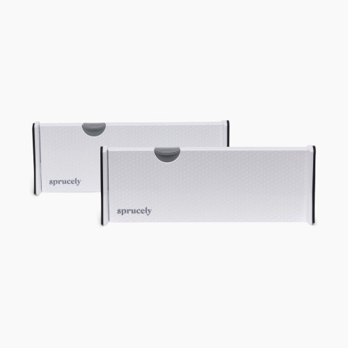 Sprucely Drawer Dividers (2 Pack) - Bright White, 2