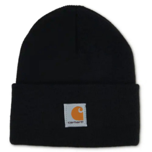 Kids' Acrylic Beanie | Carhartt | Caviar Black