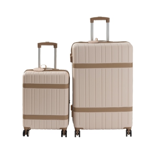 Komo Cairn 2 Piece Luggage Set Champagne 77 / 55 cm | Harris Scarfe