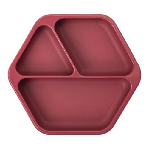 Tiny Twinkle Silicone Suction Divided Plate Baby/Toddler Dish for Independent Eating