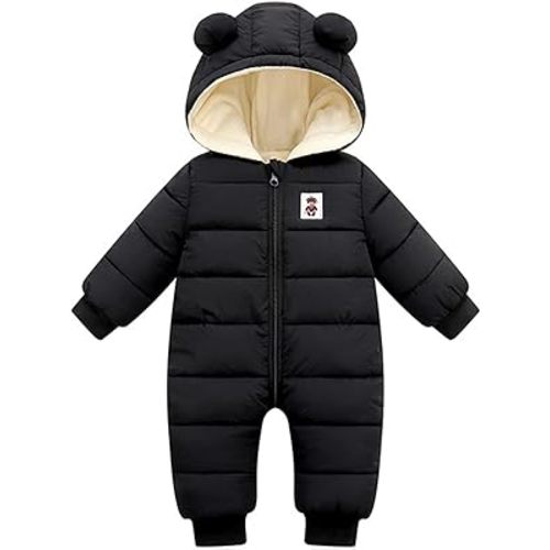 Newborn Snowsuit Baby's Romper Jumpsuit Winter Coats Warm Down Coat Cute Padded Windproof Onesie for infant girls boys