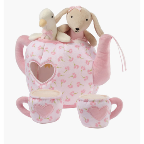 Tea Party Interactive Plush Playset Toy w/ Cups, Pot, Goose & Bunny (Women) | Nordstrom