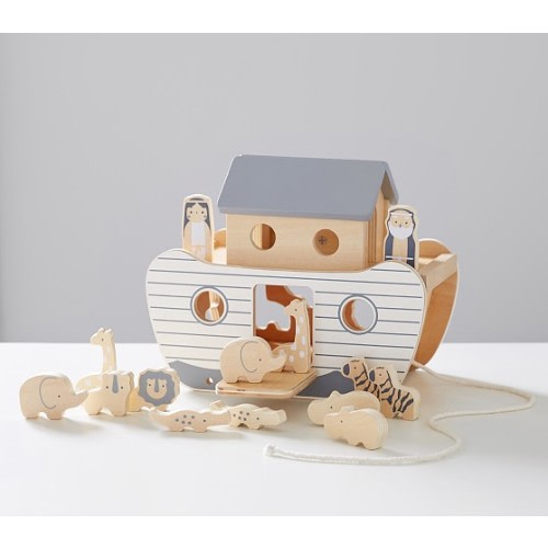 Noahs Ark Wooden Toy Set