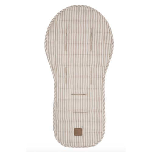 Natural Stripe Universal Linen Pram Liner