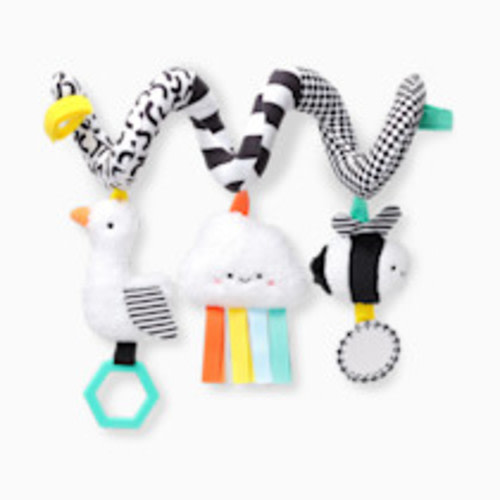 Itzy Ritzy Car Seat Activity Toy - High Contrast-Brights