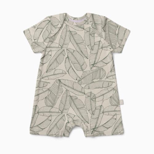 Goumi Kids x Babylist Baby Tee Romper - Banana Leaf, 3-6 Months