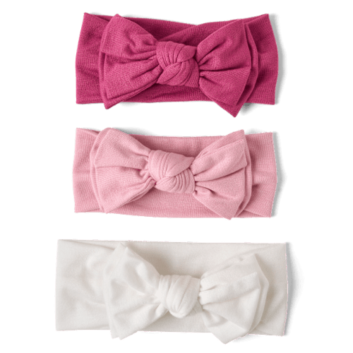 Baby And Toddler Girls Bow Headwrap 3-Pack - Multi