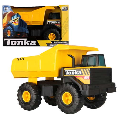 Tonka, Steel Classics Mighty Dump Truck, Yellow, Moveable Bed