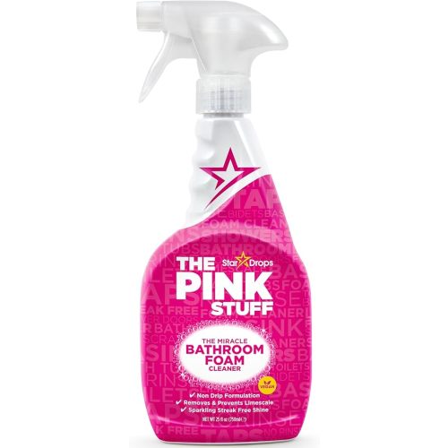 Stardrops - The Pink Stuff - Miracle Bathroom Foam Cleaner 750ml - Baths, Tiles, Soap Scum, Limescale, Streak Free